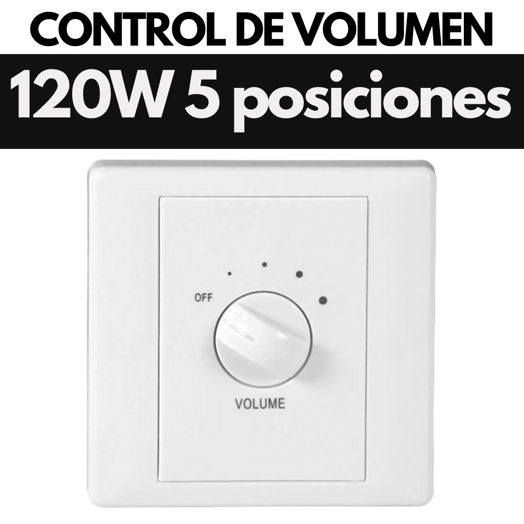 Control de volumen de 120W para Sistemas PA – CMX VC-C120 - LA CASA DEL TELEFONO