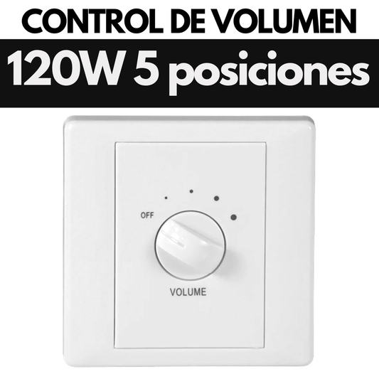 Control de volumen de 120W para Sistemas PA – CMX VC-C120 - LA CASA DEL TELEFONO