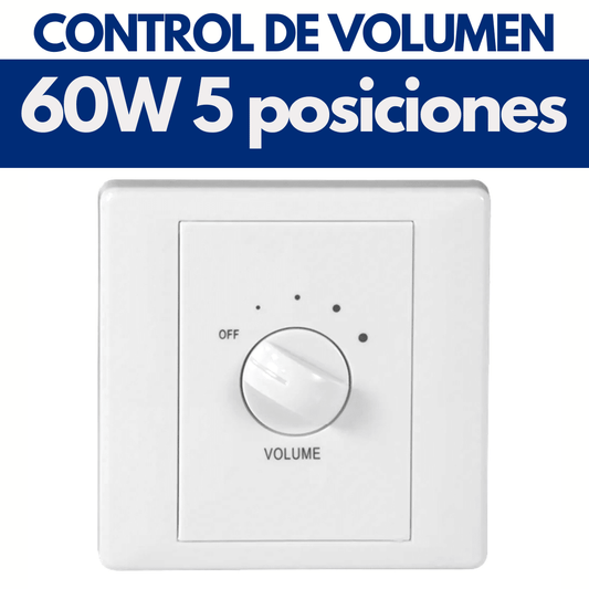 Control de volumen de 60W para Sistemas PA – CMX VC-C60 - LA CASA DEL TELEFONO