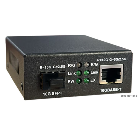 Conversor de fibra multi-giga Hasivo S500-1XGT-1SX-S redes