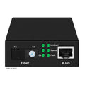 Conversor de Fibra SC + PoE Gigabit Hasivo S500P-1G-1GX(A)