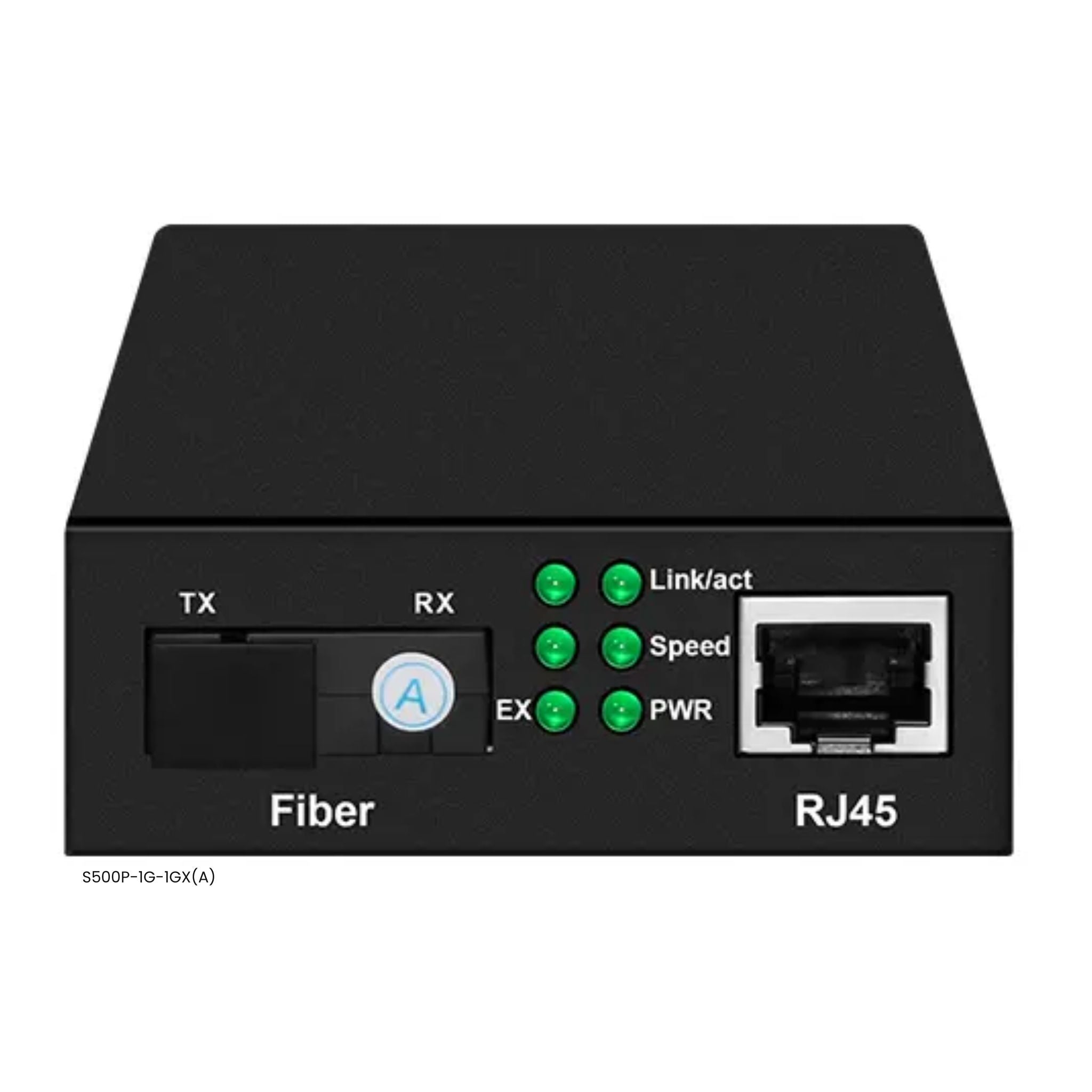 Conversor de fibra SC PoE Gigabit Hasivo S500P-1G-1GX(A)