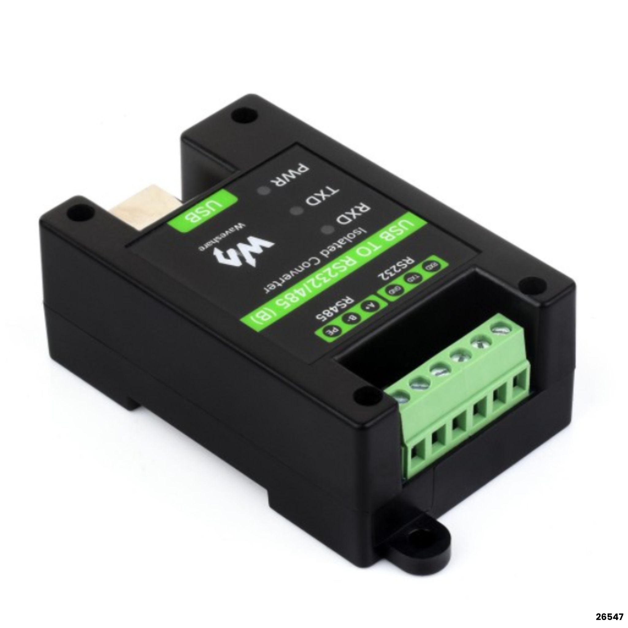 Conversor USB RS232 RS485 industrial aislado FT232RNL DIN