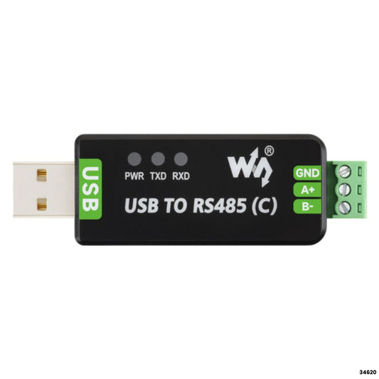 Conversor USB RS485 industrial aislado Waveshare 34620 FT232RNL ESD 15KV 
