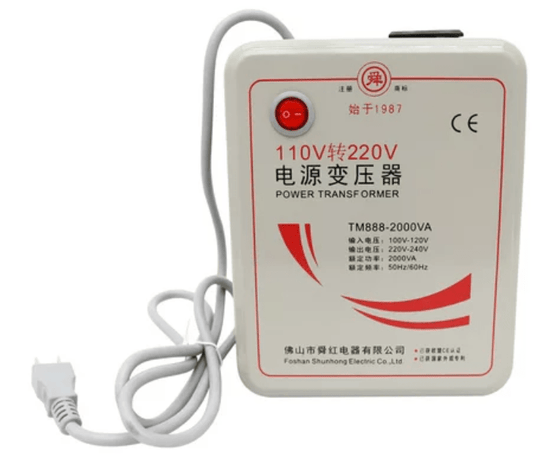 Convertidor de voltaje TM888-2000VA de 110VAC a 220VAC de 2000VA - LA CASA DEL TELEFONO