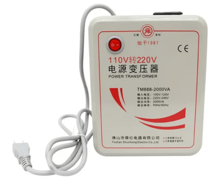Convertidor de voltaje TM888-2000VA de 110VAC a 220VAC de 2000VA - LA CASA DEL TELEFONO
