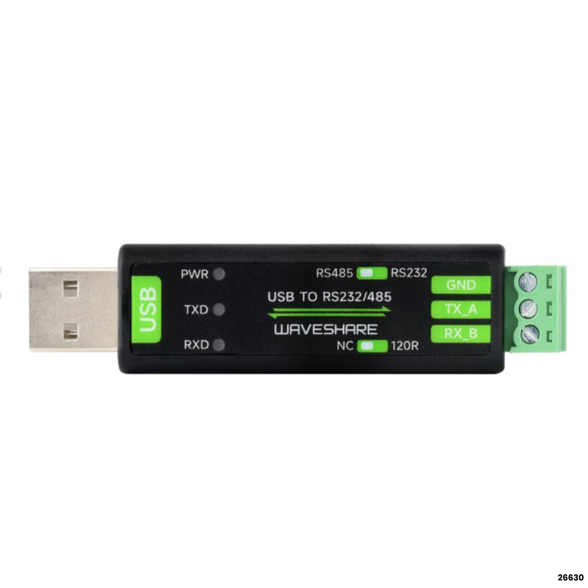 Convertidor USB a RS232 RS485 FT232RNL con protección industrial y compatibilidad Windows macOS Linux en Panamá 
