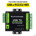 Convertidor Industrial aislado USB a RS232 RS485