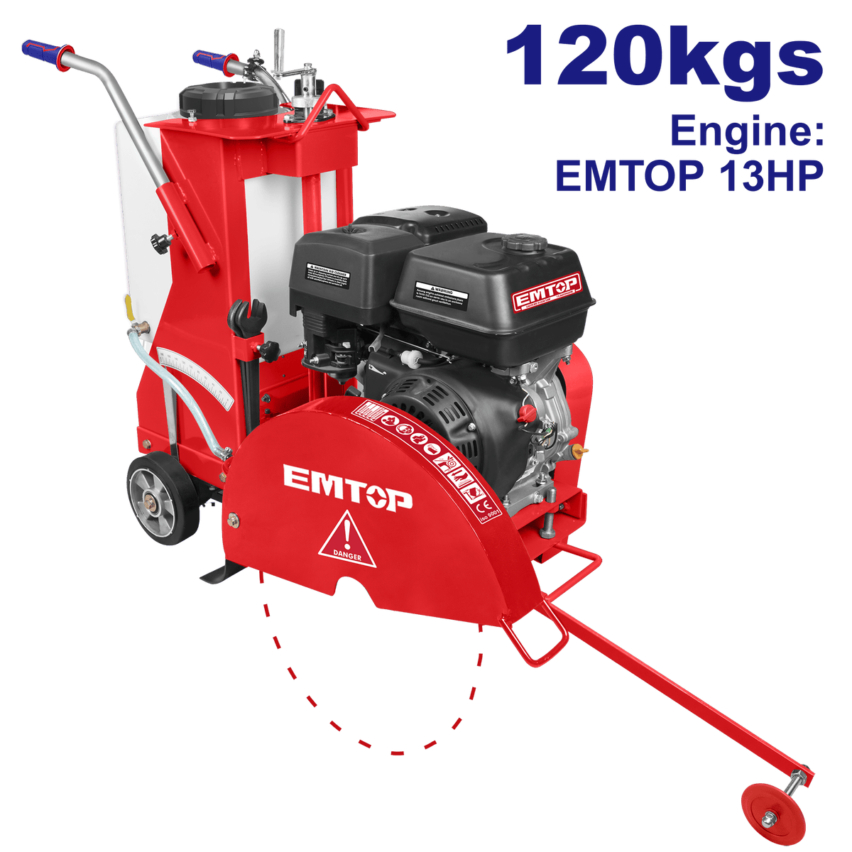 Cortadora de pavimento 13HP motor a gasolina - LA CASA DEL TELEFONO