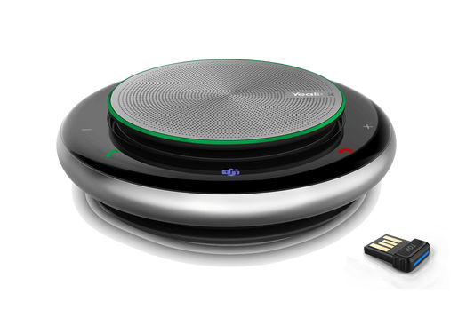 Altavoz inalámbrico con micrófono Yealink CP900, audio en alta calidad, conexión por Bluetooth ó USB