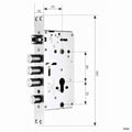 Cuerpo de Cerradura 30x240mm SUS304 Genérico 09M