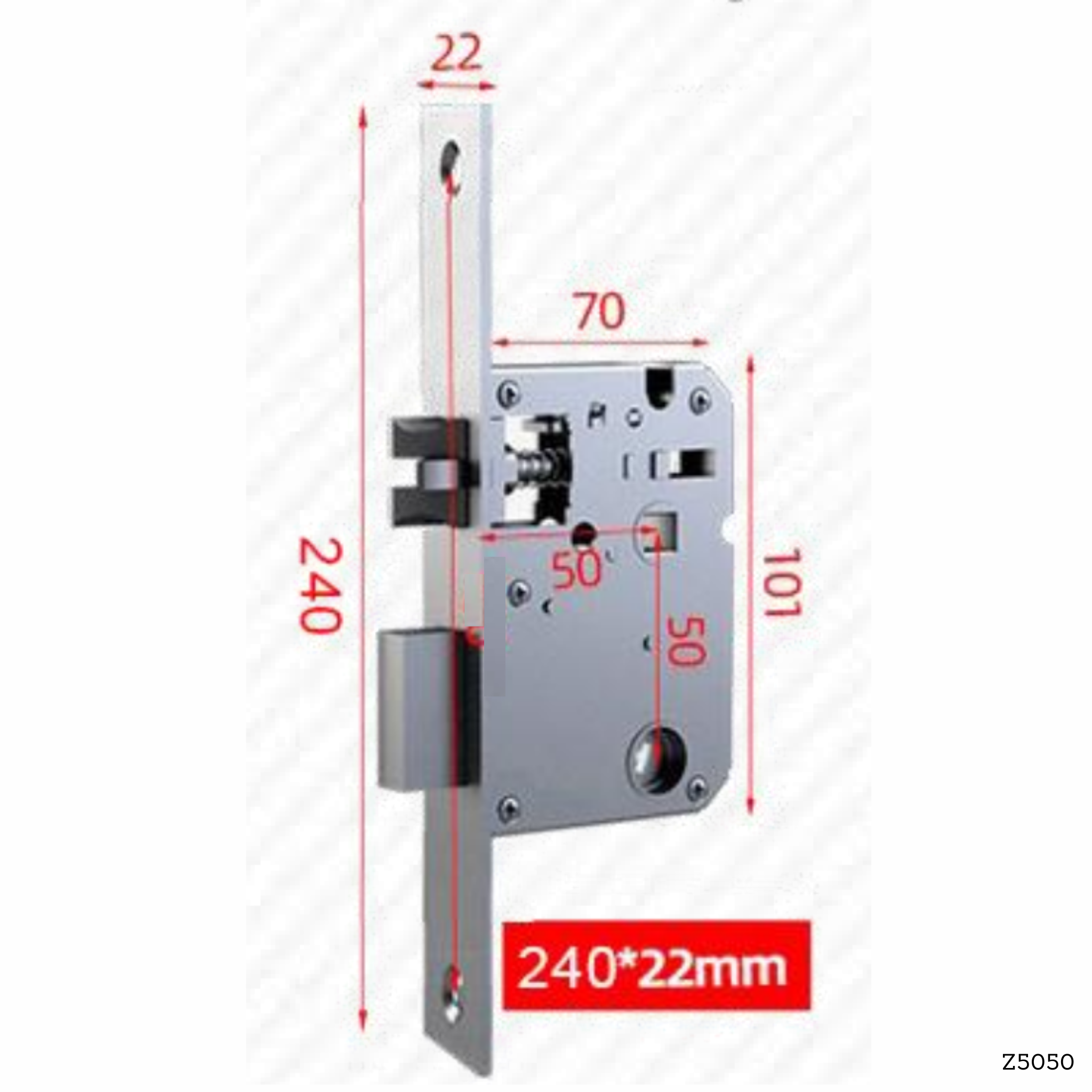 Cuerpo de cerradura inteligente 22x240