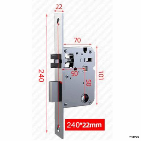 Cuerpo de cerradura inteligente 22x240