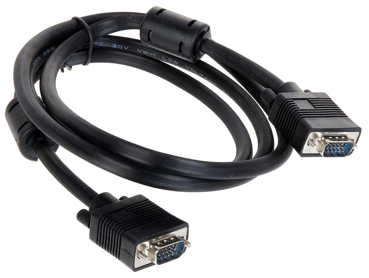 Cable VGA para monitor, 1.5 metros de largo, 15 pines macho - macho en cada extremo – CV-VCB1.5M