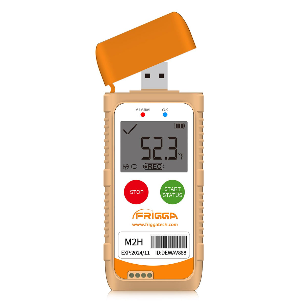 Data logger registrador de temperatura y humedad con interfaz USB M2H - LA CASA DEL TELEFONO