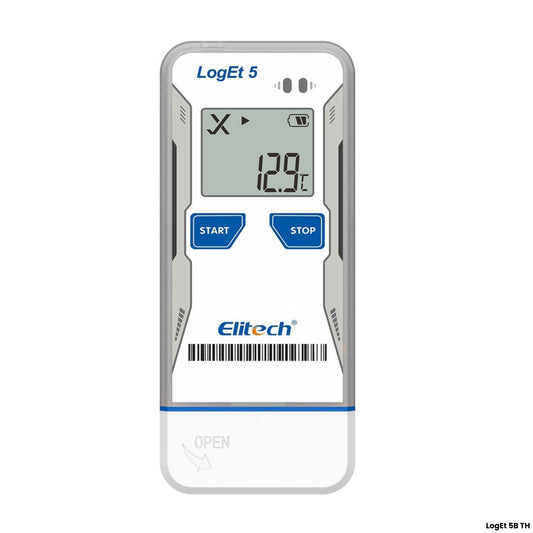 Data logger temperatura humedad Elitech LogEt 5B TH USB Bluetooth cadena frio