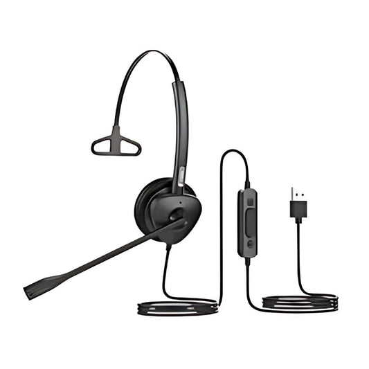 Diadema monoaural con cable USB Fanvil HT301-U - LA CASA DEL TELEFONO
