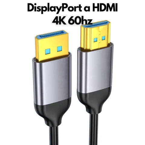 Cable display port a HDMI 4K 10 pies
