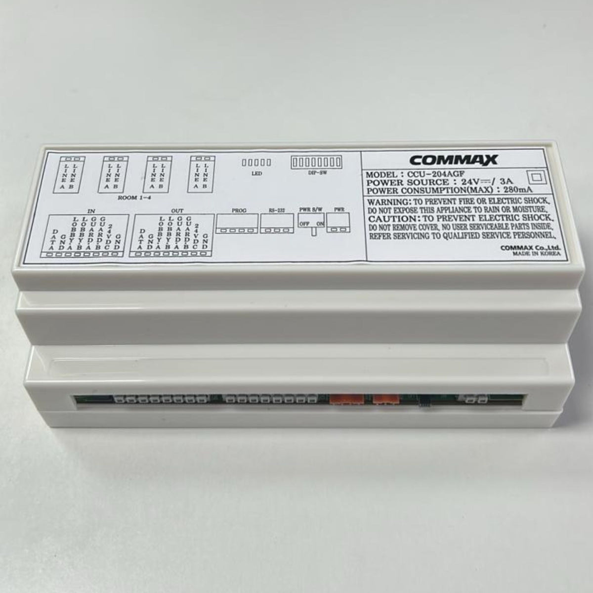 Distribuidor 4 Canales Audio Gate Commax CCU-204AGF - LA CASA DEL TELEFONO