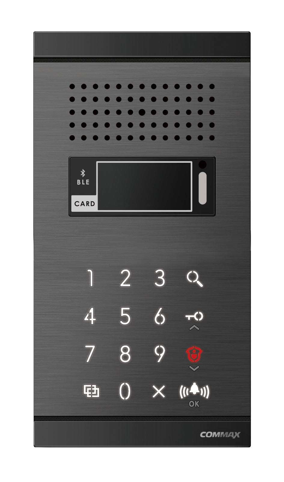 Botonera con cámara para edificio con Bluetooth y módulo RF