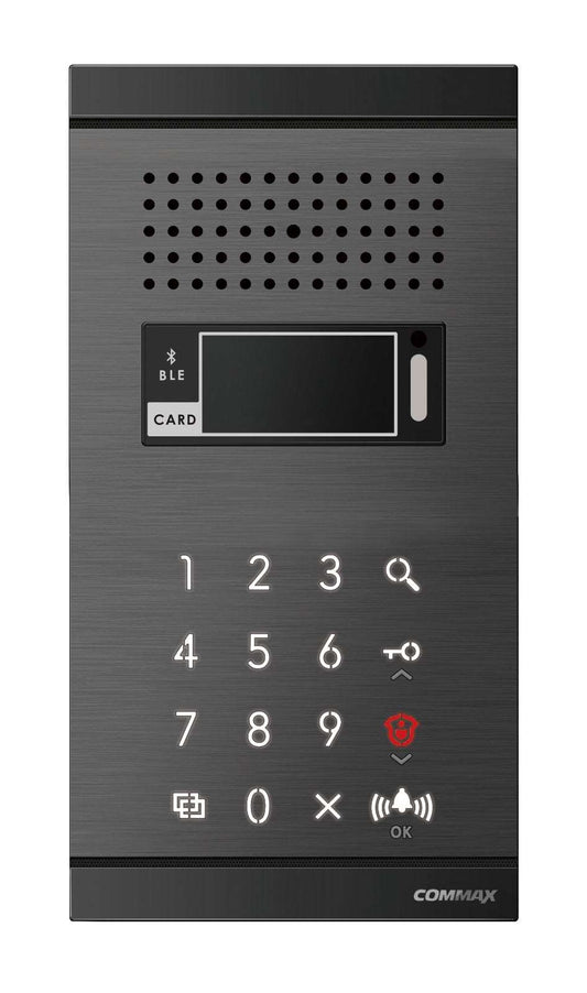 Botonera con cámara para edificio con Bluetooth y módulo RF