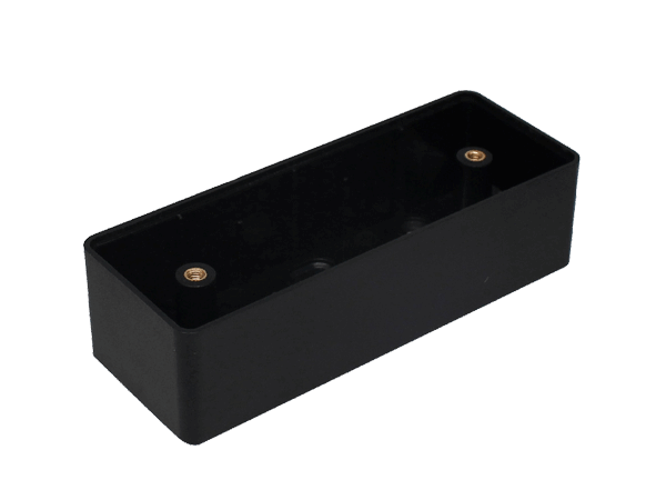 Caja de moldura plástica 40x115MM, color negro – Ebox 1