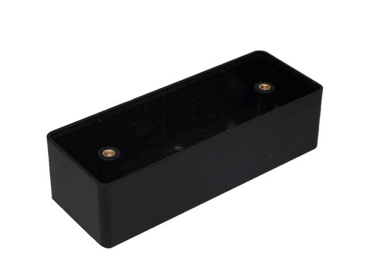 Caja de moldura plástica 40x115MM, color negro – Ebox 1