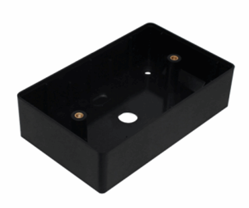 Caja de moldura plástica 70x115MM, color negro – Ebox 2