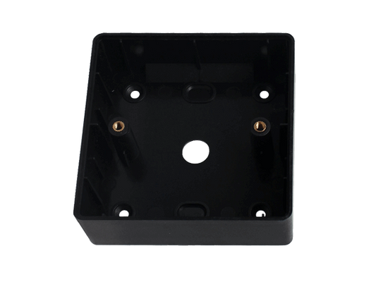 Caja de moldura plástica 86x86MM, color negro – Ebox 3
