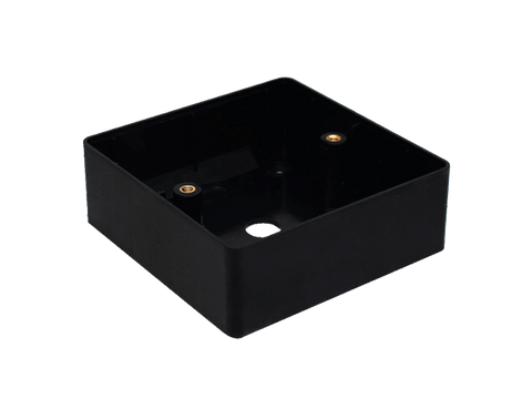 Caja de moldura plástica 86x86MM, color negro – Ebox 3