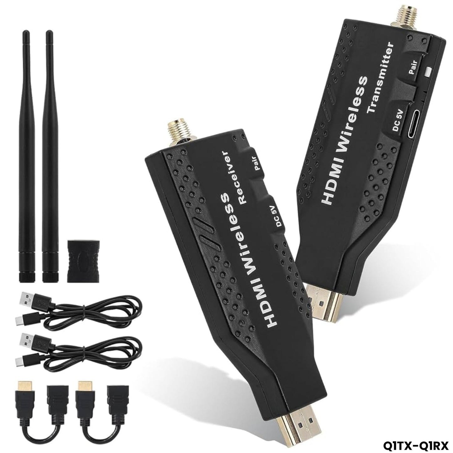Extensor HDMI inalámbrico 50M Q1TX-Q1RX 1080p 5.8GHz Plug and Play 