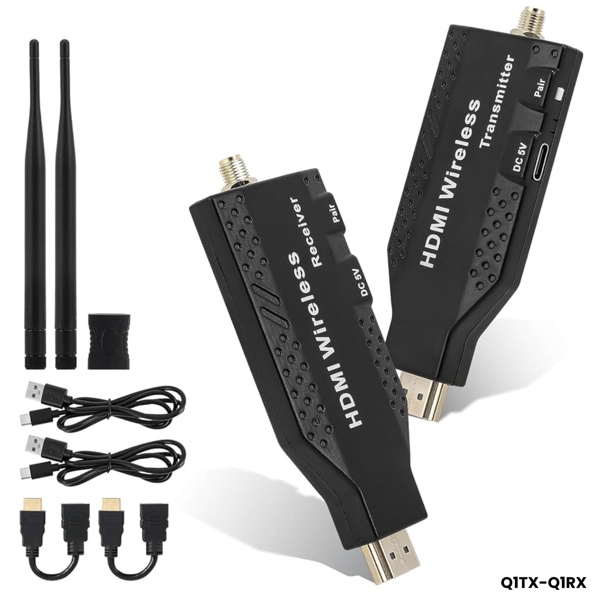 Extensor HDMI inalámbrico 50M Q1TX-Q1RX 1080p 5.8GHz Plug and Play 
