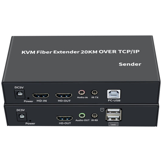 Extensor HDMI sobre fibra óptica hasta 20 kilómetros - LA CASA DEL TELEFONO