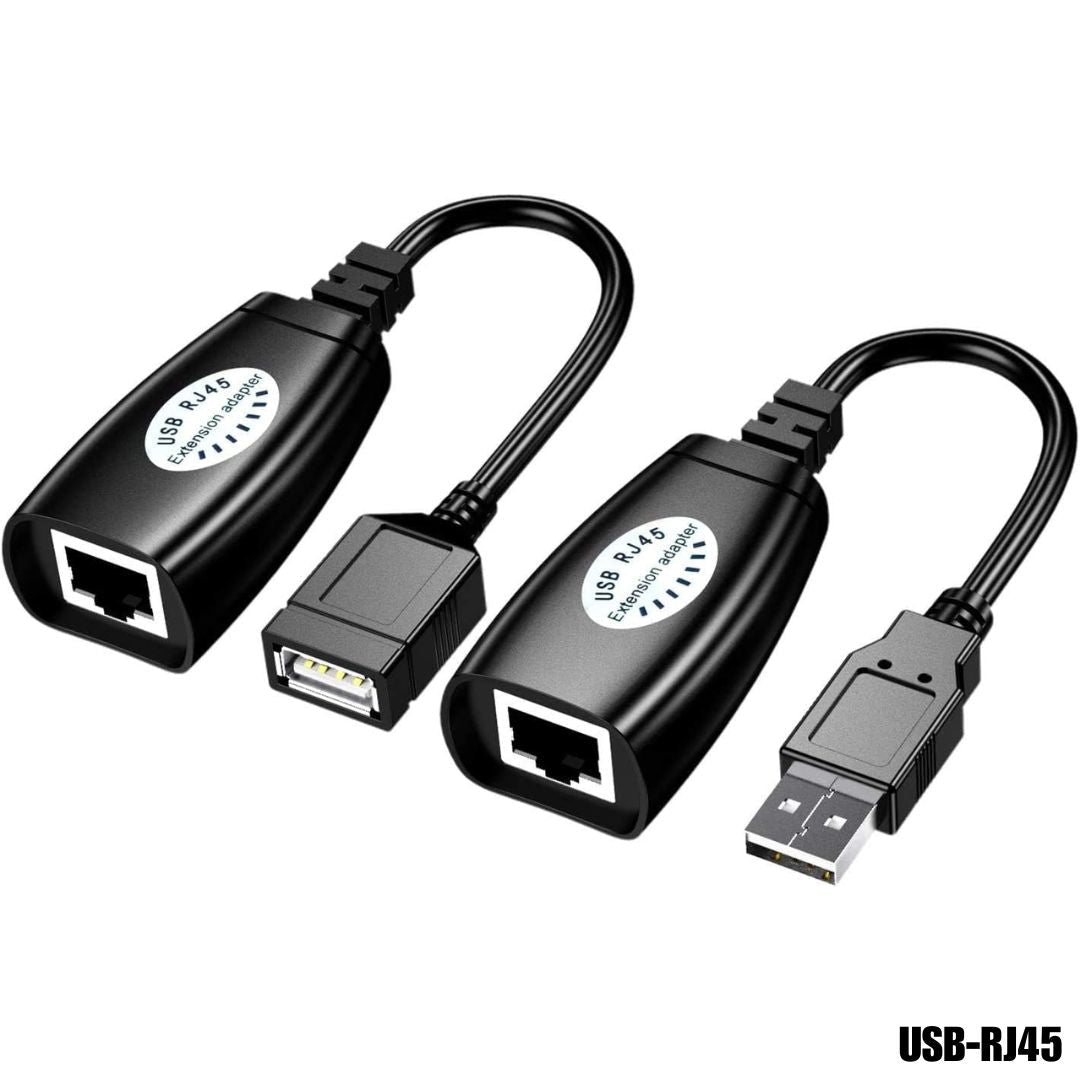 Extensor USB por cable de red RJ45 alcance 50 metros - LA CASA DEL TELEFONO