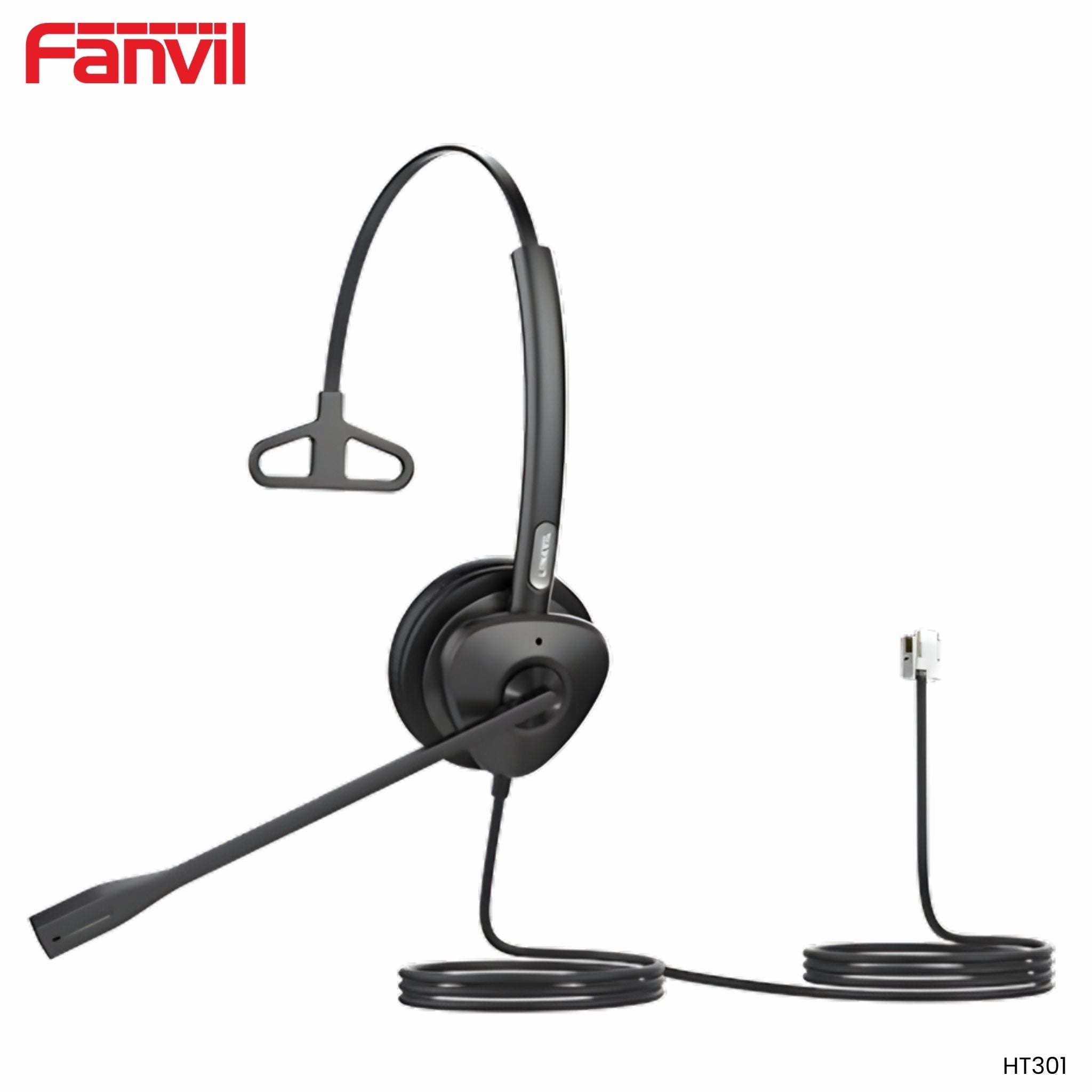 Fanvil HT301 auricular RJ9 headset call center reducción ruido voz HD Panamá 