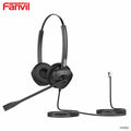 Auricular RJ9 Binaural Reducción de Ruido Voz HD | Fanvil HT302