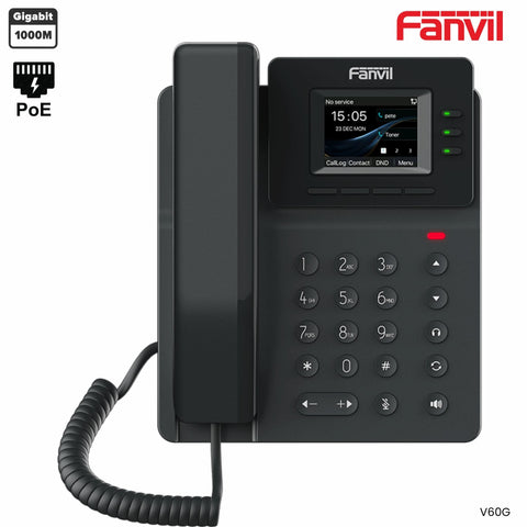 Fanvil V60G teléfono IP básico PoE pantalla color voz HD para oficina Panamá 
