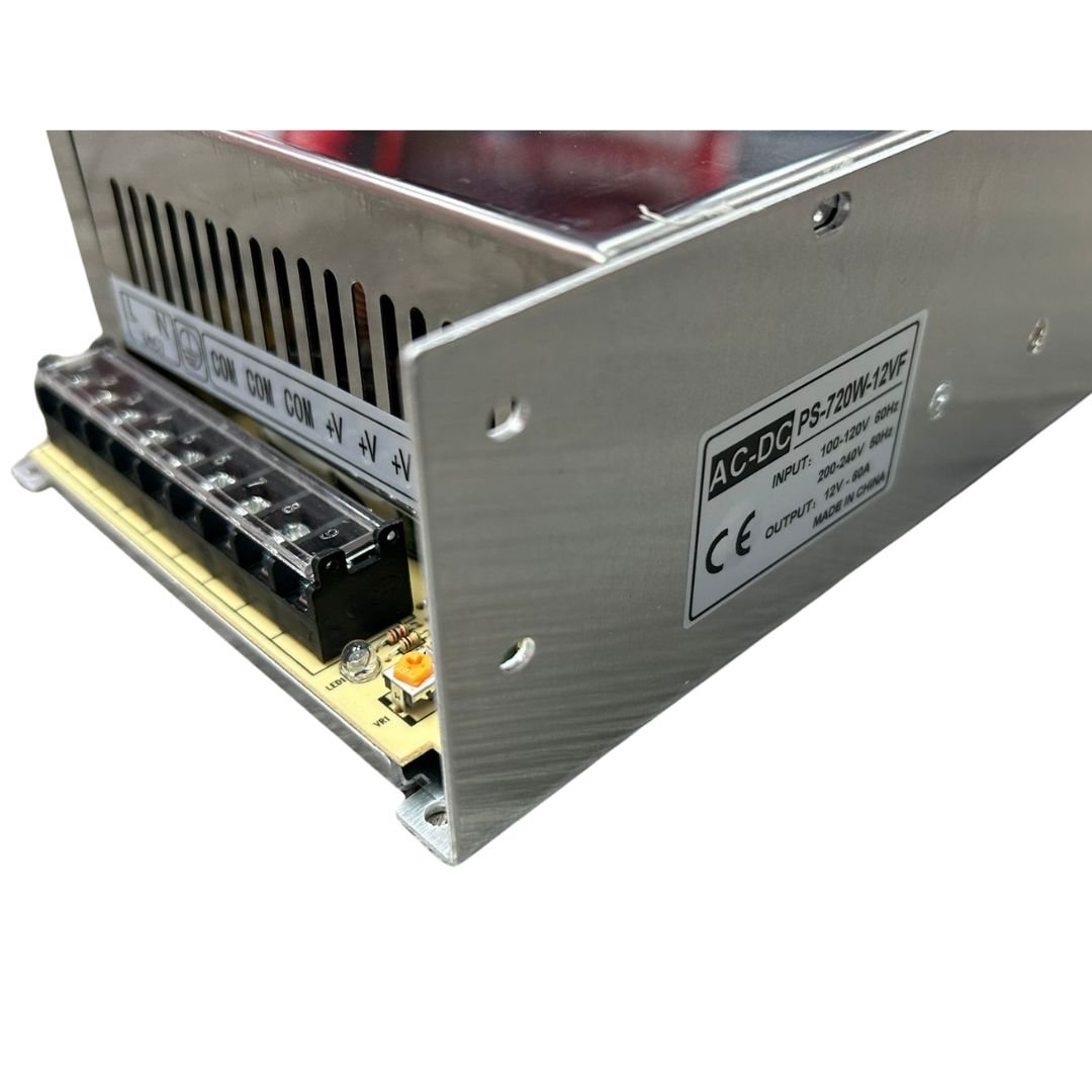 Fuente conmutada 12VDC 60A – PS-720W12VF - LA CASA DEL TELEFONO