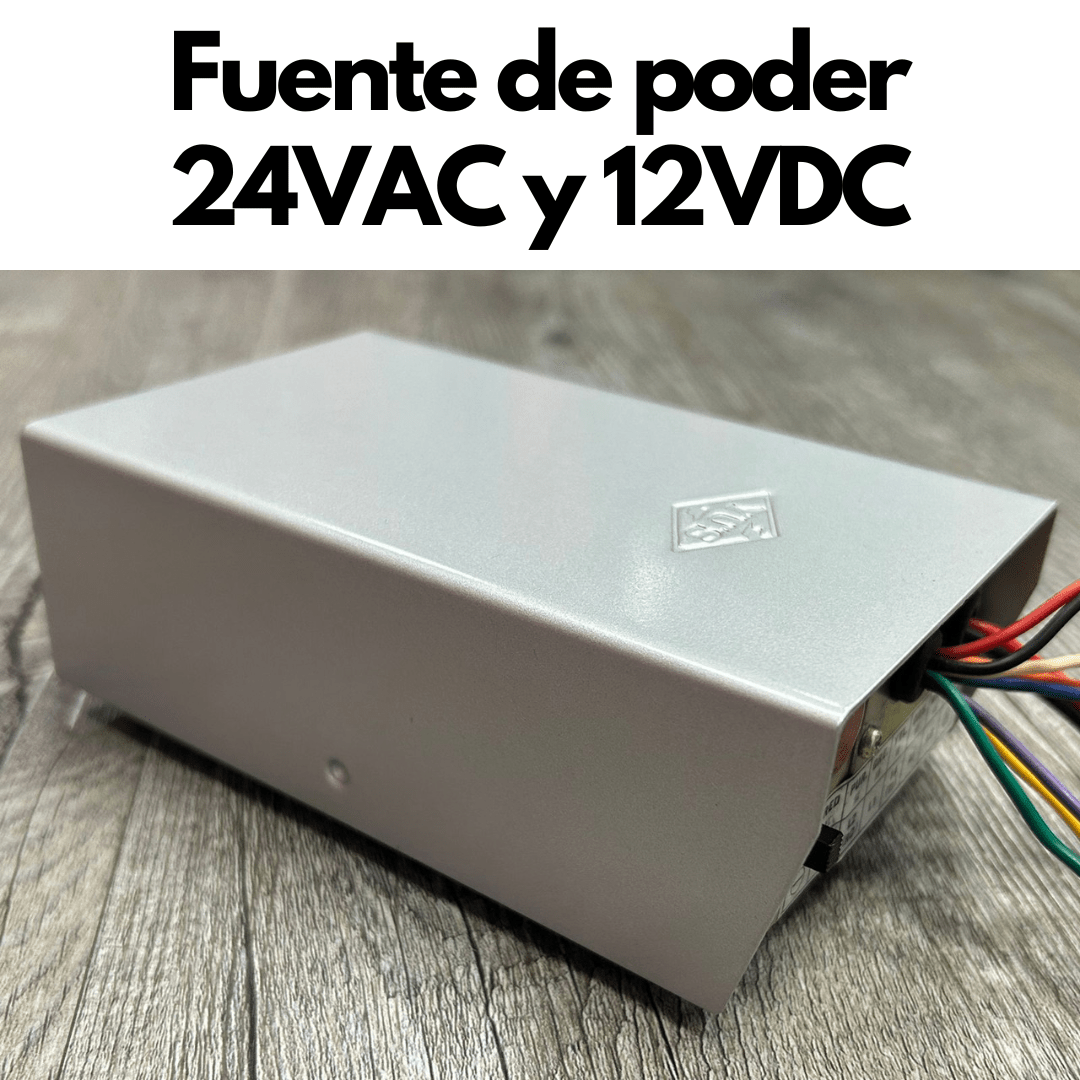Fuente de poder salida AC24V DC12V – YUS CC-12A - LA CASA DEL TELEFONO