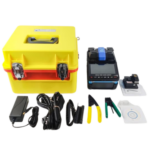 Fusionadora de fibra óptica