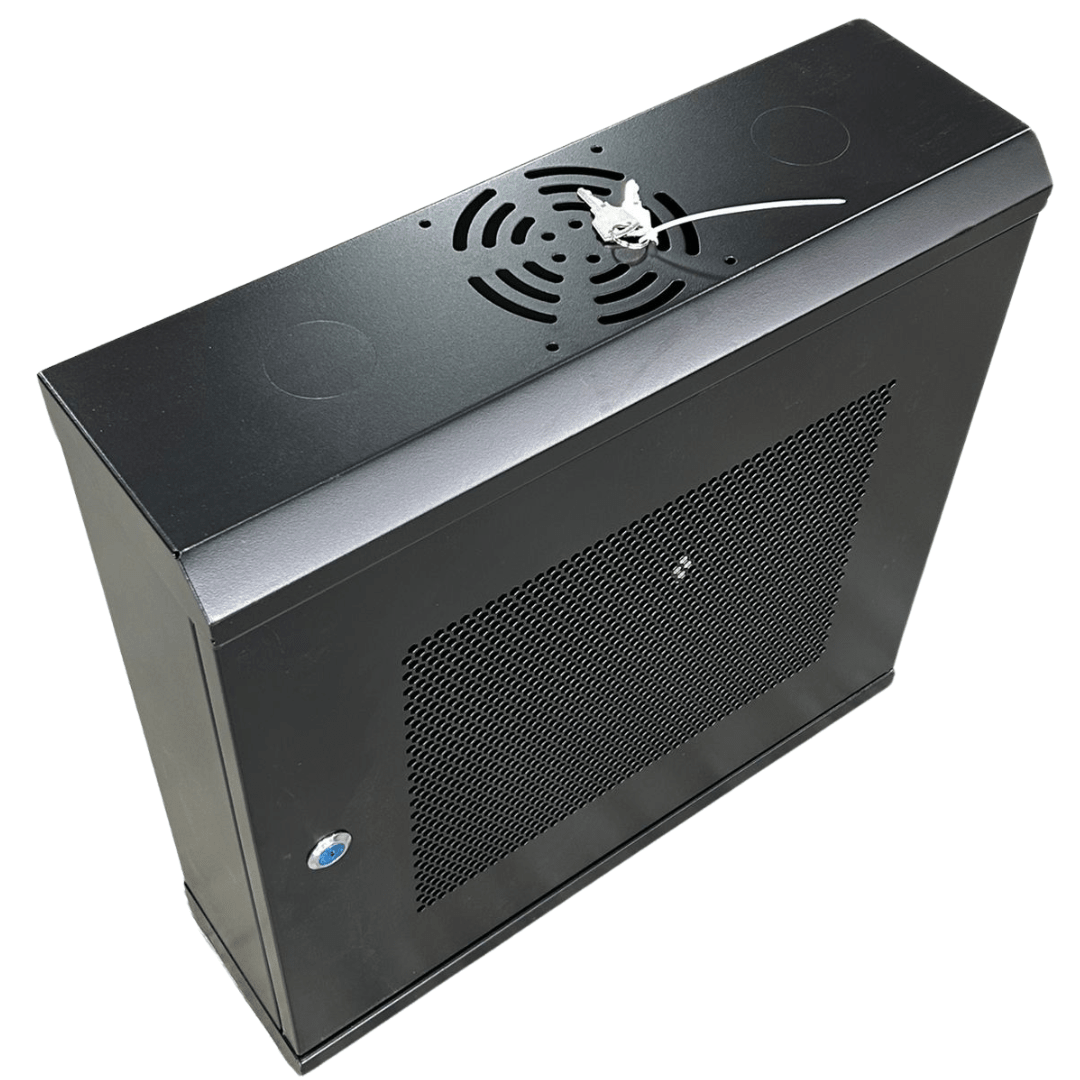 Gabinete de 2U con puerta de malla perforada - LA CASA DEL TELEFONO