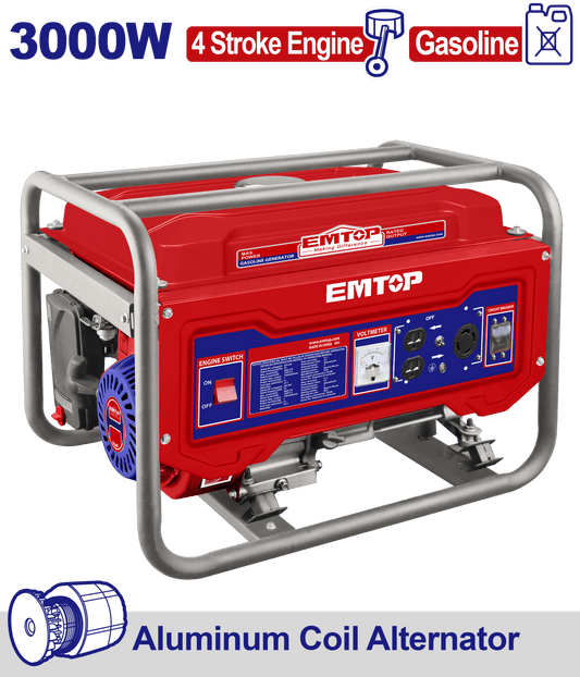 Generador a gasolina de 3000 watts motor 4T - LA CASA DEL TELEFONO