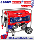 Generador a gasolina de 6500 watts motor 4T Emtop ULGGRD6511