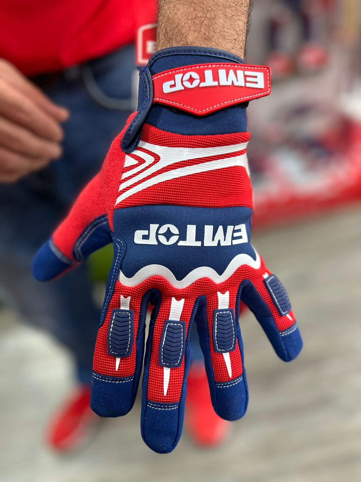 Guantes de trabajo de seguridad mecánica USO INDUSTRIAL Emtop EMGV0101XL - LA CASA DEL TELEFONO
