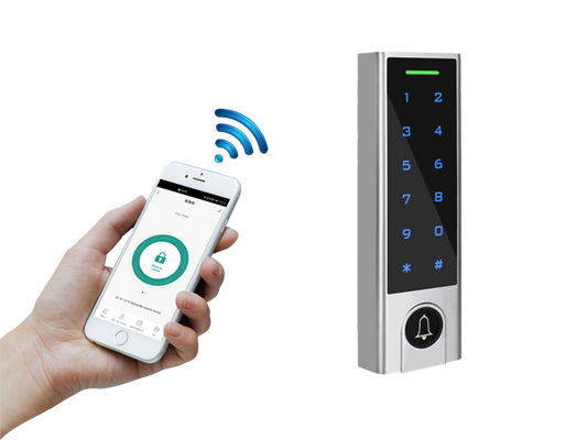 Control de acceso por RFID, contraseña y por WIFI, posee teclado táctil, es waterproof y antivandálico, funciona como lector Wiegand y posee función de esclusa – Secukey H3-WIFI