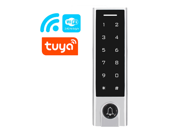 Control de acceso por RFID, contraseña y por WIFI, posee teclado táctil, es waterproof y antivandálico, funciona como lector Wiegand y posee función de esclusa – Secukey H3-WIFI
