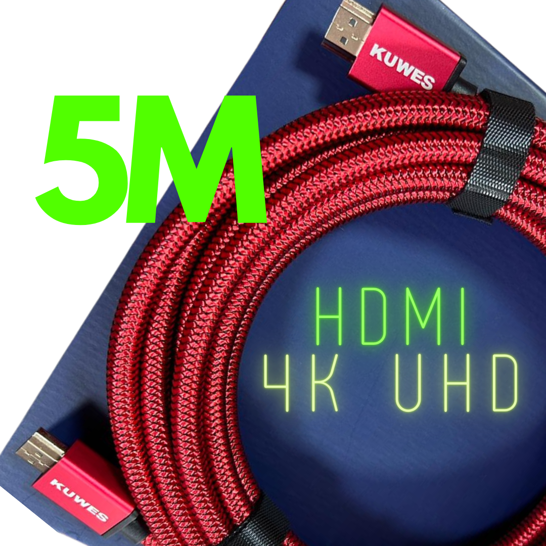 Cable HDMI ultra HD 4K de 5 Metros de longitud Kuwes HDMI-2.0-5.0M