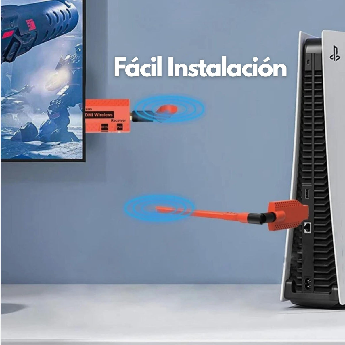 HDMI Inalámbrico 1 a 4 Pantallas 1080p para TV, Proyector y PC - LA CASA DEL TELEFONO