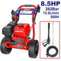 Hidrolavadora a gasolina 8.5HP 4089PSI de uso comercial Emtop EHPWG8001