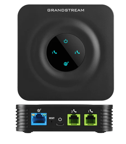 ATA Grandstream HT802 con 2 puertos FXS
